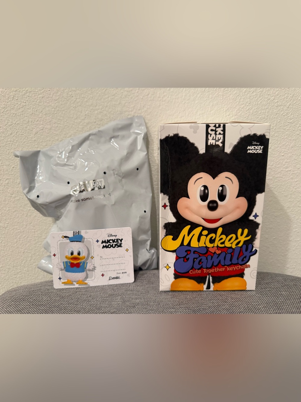Pop Mart Mickey Family Cute Together Keychain - Confirmed Donald Duck